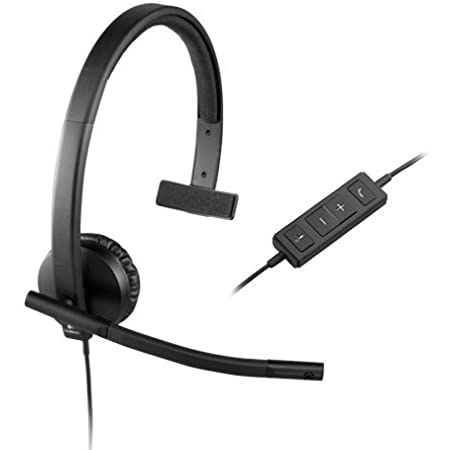 Logitech usb headset h570e mono audífonos con micrófono de diseño empresarial